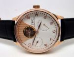 Rose Gold IWC SCHAFFHAUSEN Automatic White Face